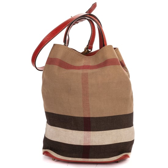 Burberry Bucket Bag  en  beige Lienzo - Image 5