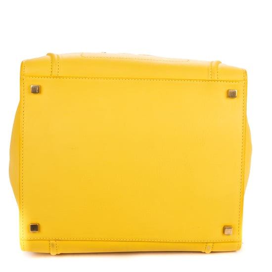 Celine Large Phantom Luggage Large en amarillo Cuero de ternero - Image 6