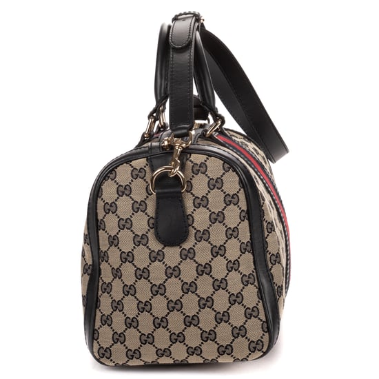 Gucci Vintage Web Boston  en  beige Lienzo - Image 4