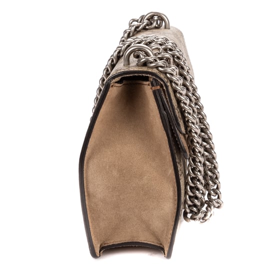Gucci Mini Dionysus Chain Crossbody Mini en  beige Lienzo recubierto - Image 4