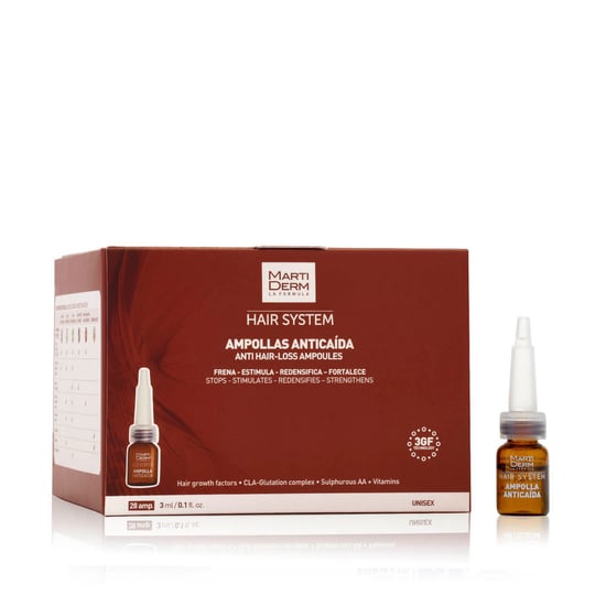 Hair System Ampollas Anticaída 28 X 3 ml - Image 1