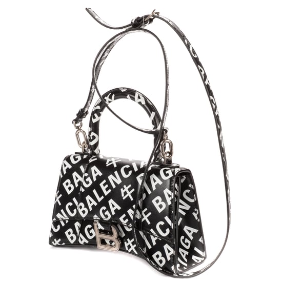Balenciaga XS Hourglass en negro Cuero de ternero - Image 2