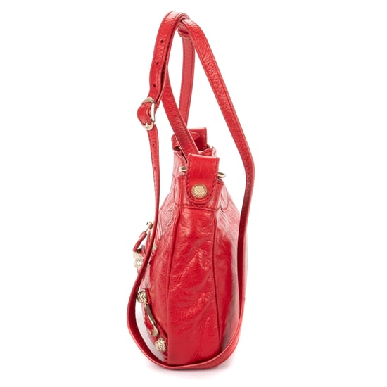 Balenciaga Mini City Crossbody en rojo Cuero de ternero - Image 3