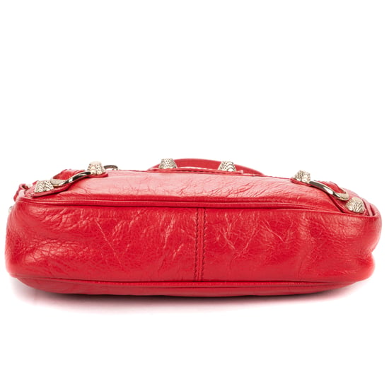 Balenciaga Mini City Crossbody en rojo Cuero de ternero - Image 6