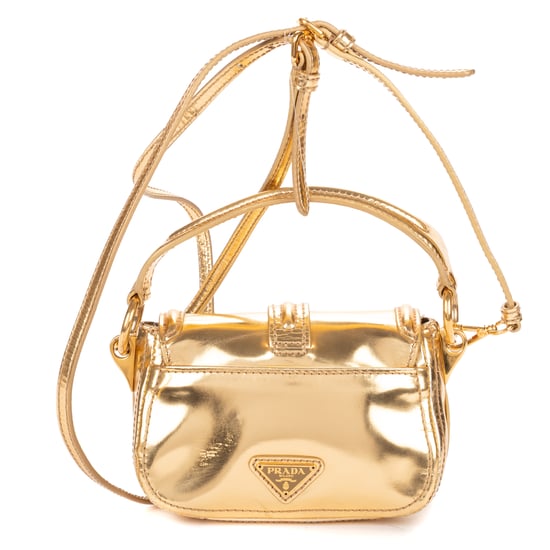 Prada Mini Criossbody Mini en oro Cuero de ternero - Image 5