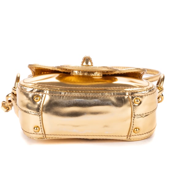 Prada Mini Criossbody Mini en oro Cuero de ternero - Image 6