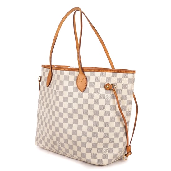 Louis Vuitton Neverfull MM en  marfil Lienzo recubierto - Image 2