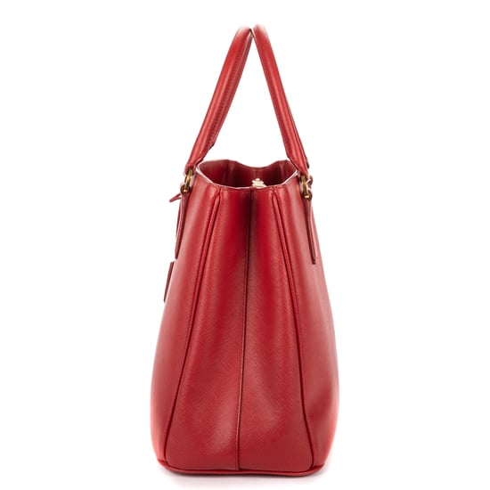 Prada Medium Galleria Tote Medium en  rojo Cuero de ternero - Image 3