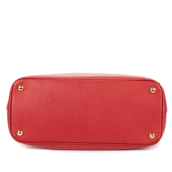Prada Medium Galleria Tote Medium en  rojo Cuero de ternero - Image 6