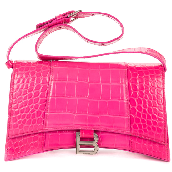 Balenciaga Hourglass en rosa Cuero de ternero - Image 1