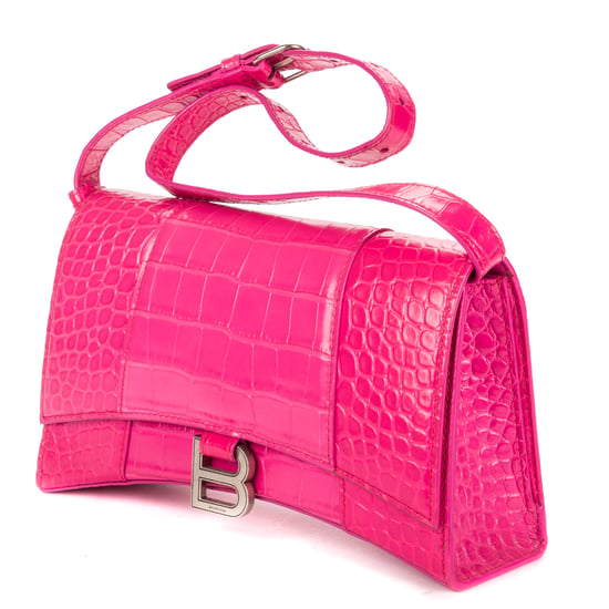Balenciaga Hourglass en rosa Cuero de ternero - Image 2