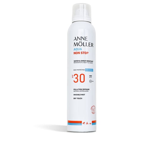 Aqua Non Stop Resistente Al Agua Y Al Sudor Body Spray Spf30 200 ml - Image 1