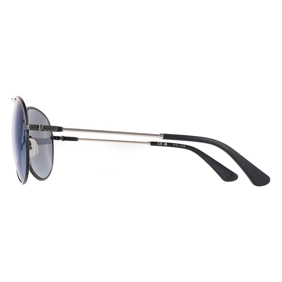 Gafas de sol Police SPLL11 Octane 8 K07B paladio brillante con espejo azul negro semibrillante - Image 3