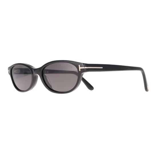 Gafas de sol Tom Ford Chloe-02 FT1310 01A negro brillante gris claro espejo - Image 2
