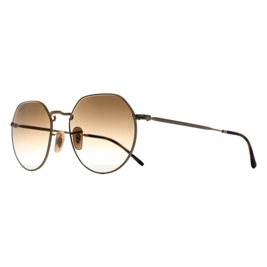 Ray-Ban RB3565 Jack 001/51 arista marrón dorado degradado gafas de sol - Image 2