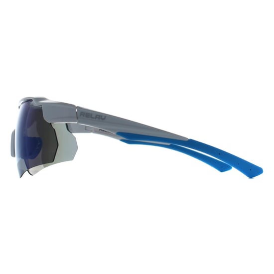 Gafas de sol polarizadas Relay Clearshot C3 blanco brillante y azul revo - Image 3