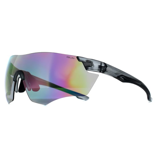 Gafas de sol Relay Vector Edge X2 C3 gris transparente mate y rosa negro revo - Image 2