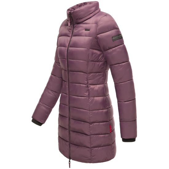 Chaqueta acolchada larga de invierno para mujer Marikoo Abendsternchen con capucha - Image 3