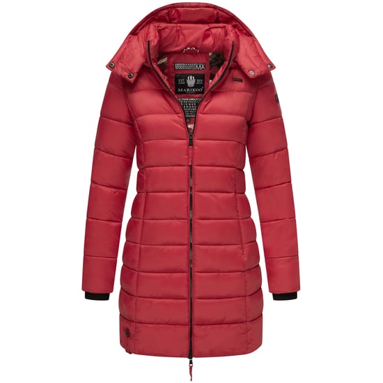 Chaqueta acolchada larga de invierno para mujer Marikoo Abendsternchen con capucha - Image 1