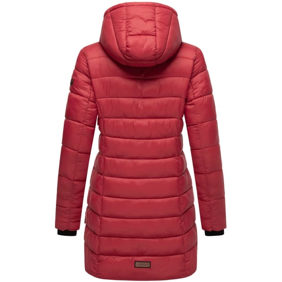 Chaqueta acolchada larga de invierno para mujer Marikoo Abendsternchen con capucha - Image 4