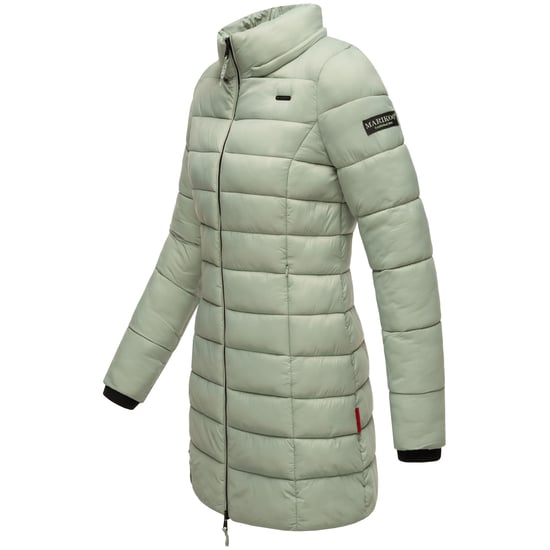 Chaqueta acolchada larga de invierno para mujer Marikoo Abendsternchen con capucha - Image 3