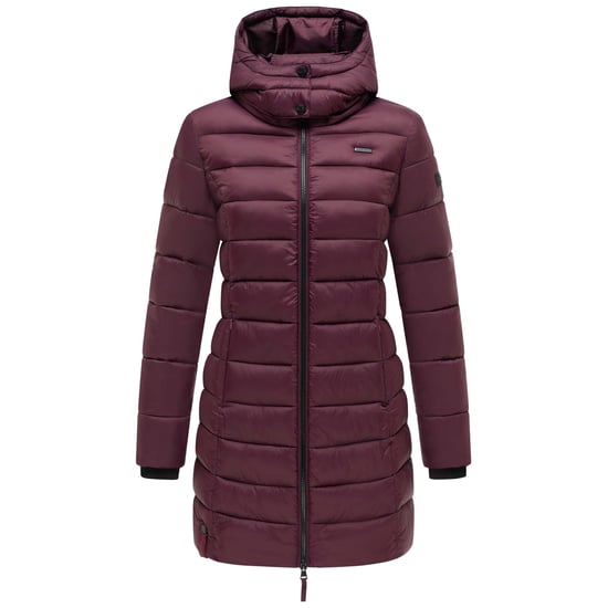 Chaqueta acolchada larga de invierno para mujer Marikoo Abendsternchen con capucha - Image 2