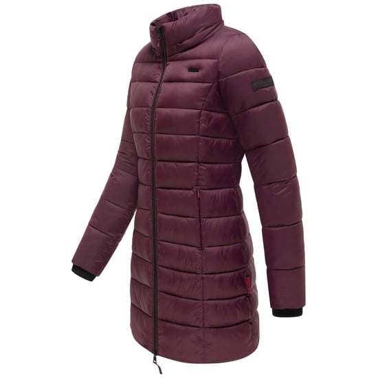 Chaqueta acolchada larga de invierno para mujer Marikoo Abendsternchen con capucha - Image 4