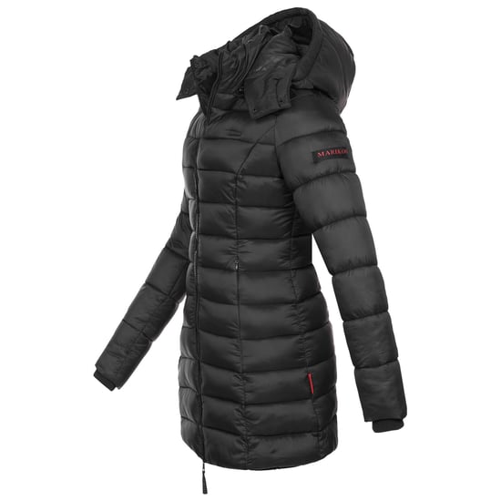Chaqueta acolchada larga de invierno para mujer Marikoo Abendsternchen con capucha - Image 3