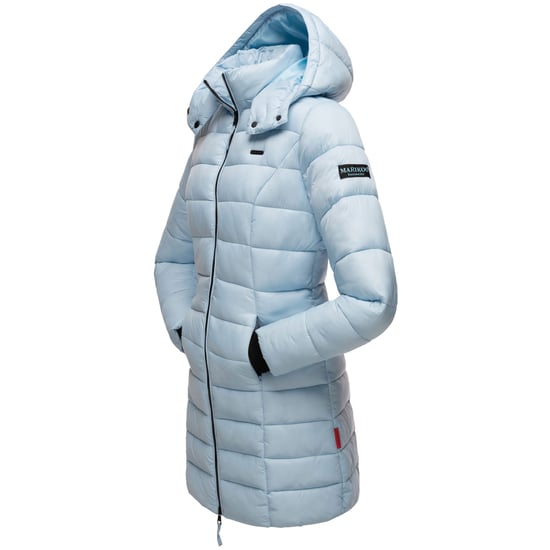 Chaqueta acolchada larga de invierno para mujer Marikoo Abendsternchen con capucha - Image 4