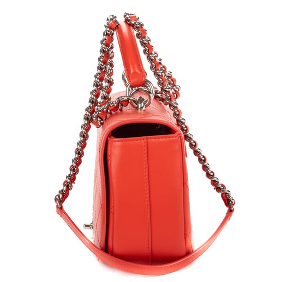 Chanel Ring My Bag Flap  en  rojo Cuero de ternero - Image 3
