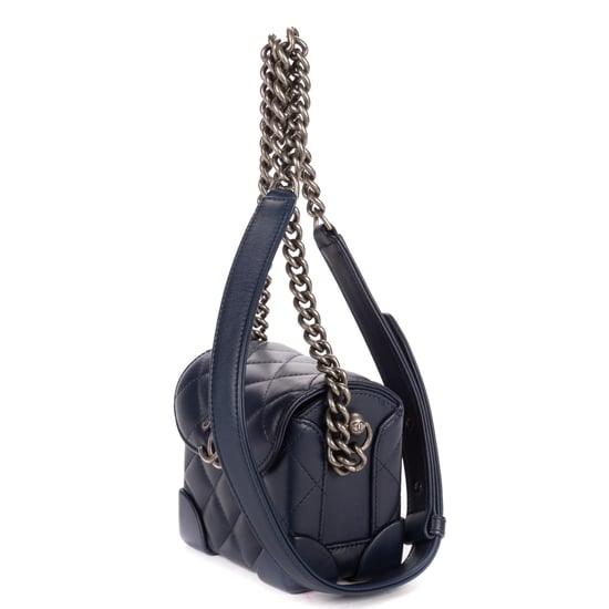 Chanel Mini Trunk Flap Mini en Marina Cuero de ternero - Image 2