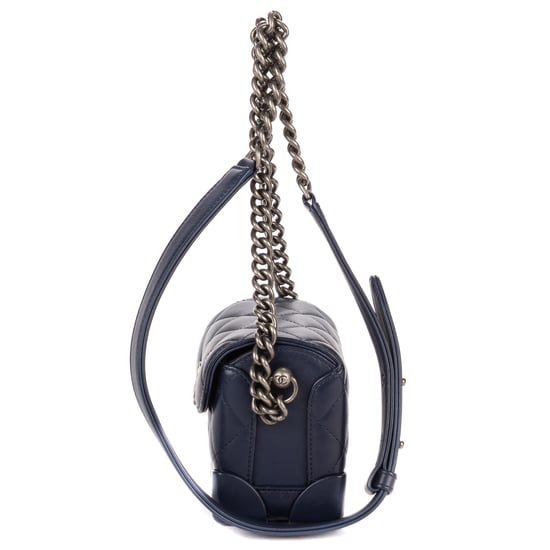 Chanel Mini Trunk Flap Mini en Marina Cuero de ternero - Image 3