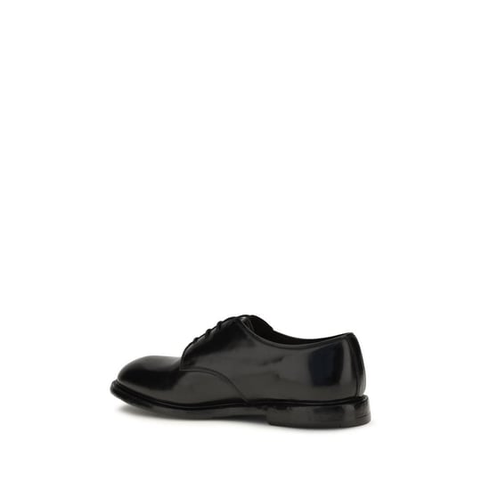 Premiata Oxfords y Derbys de cuero negro de ternera Bos Taurus - Image 3