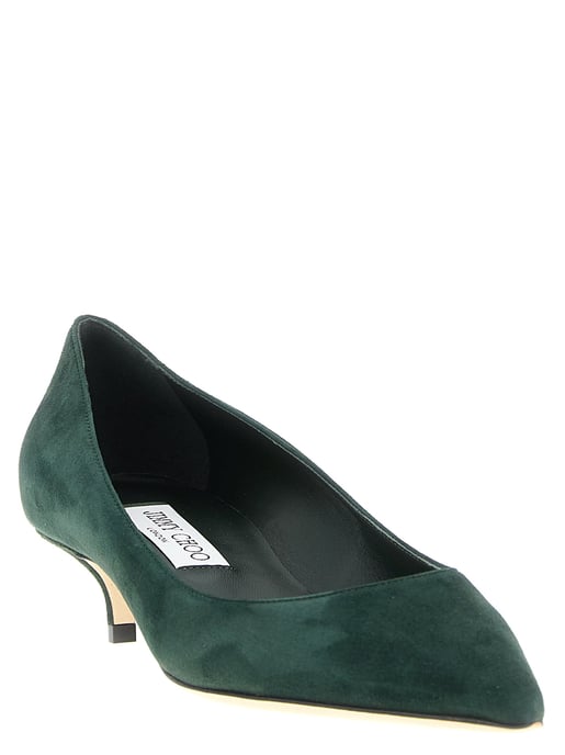 Zapatos de tacón medio bicolor de cuero Jimmy Choo - Image 2