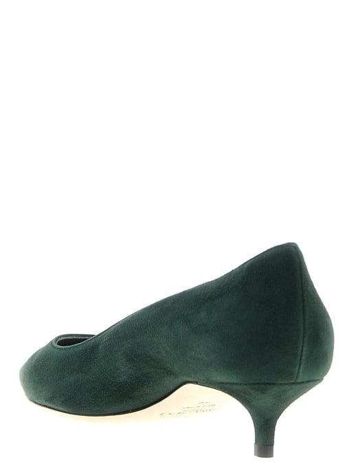 Zapatos de tacón medio bicolor de cuero Jimmy Choo - Image 3