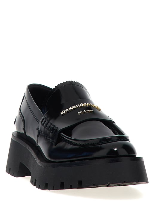 Mocasines sin cordones de piel de vaca negra Alexander Wang - Image 2