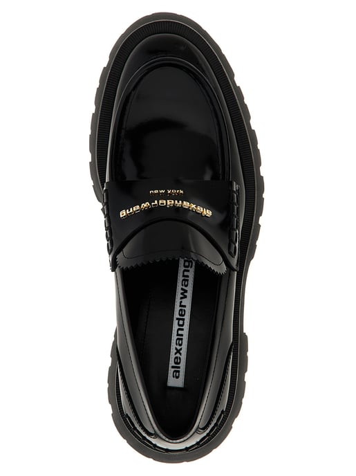Mocasines sin cordones de piel de vaca negra Alexander Wang - Image 4