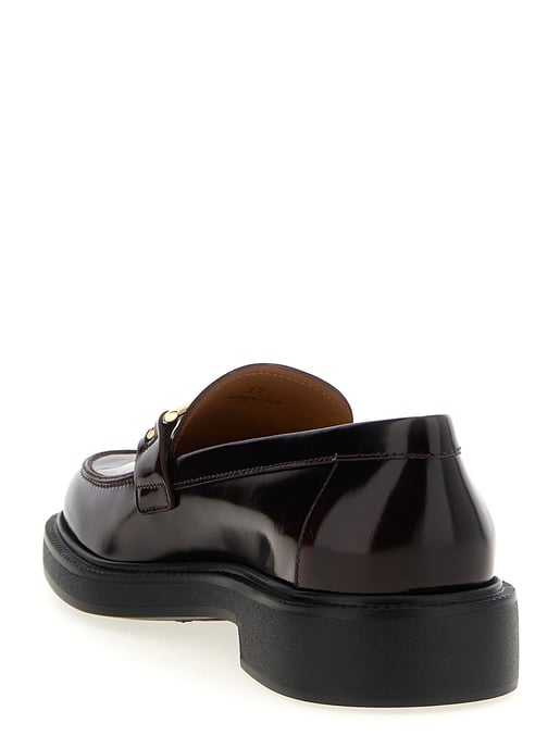 Mocasines Tod's de piel de ternera burdeos tipo slip-on - Image 3