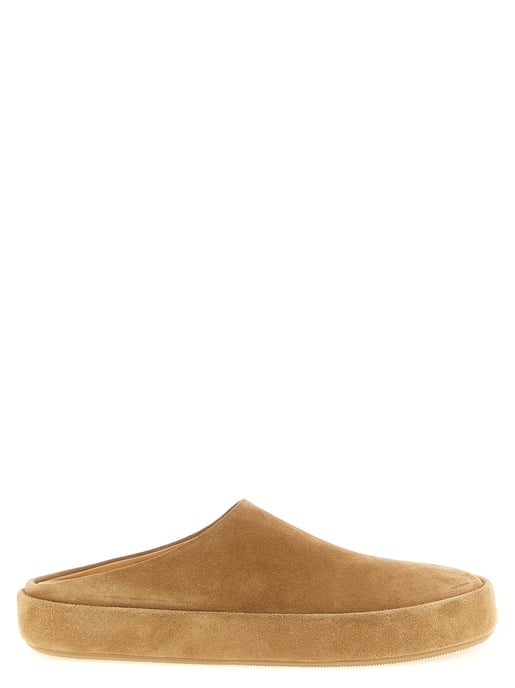 Mules de Piel de Ternera Beige Marsell - Image 1