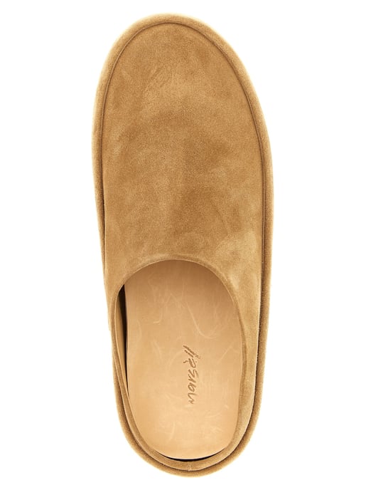 Mules de Piel de Ternera Beige Marsell - Image 4