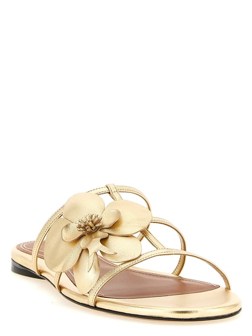 Sandalias de cuero dorado Zimmermann - Image 3