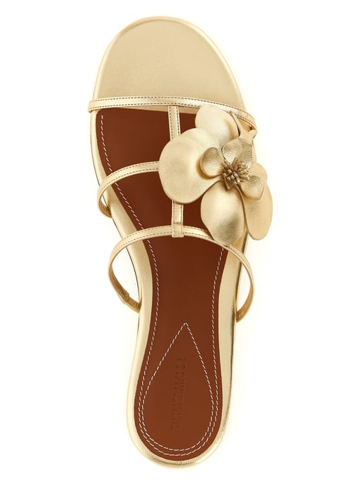 Sandalias de cuero dorado Zimmermann - Image 5