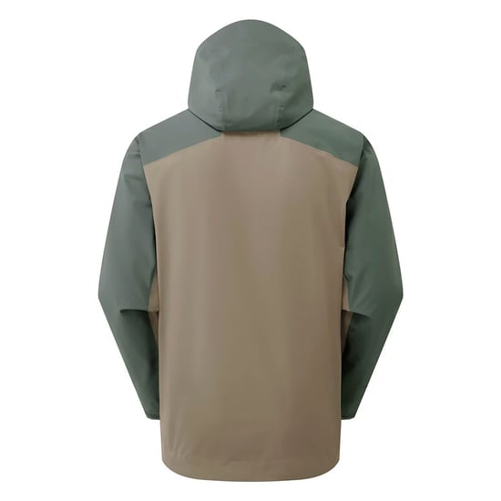 Chaqueta de senderismo ligera e impermeable para hombre con capucha y medio zipper - Image 2