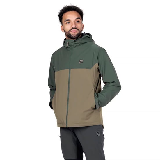 Chaqueta de senderismo ligera e impermeable para hombre con capucha y medio zipper - Image 5