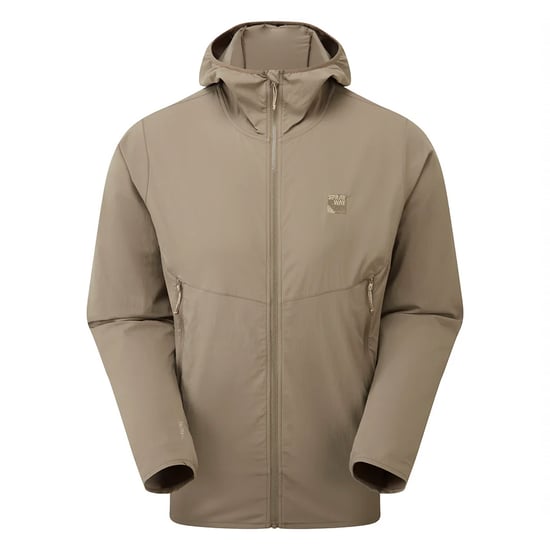 Chaqueta con capucha ligera para senderismo de hombre con acabado repelente al agua - Image 1