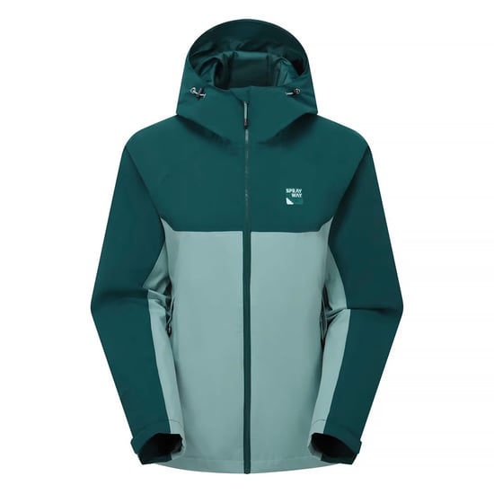 Chaqueta impermeable ligera con capucha para mujer, con cremallera, para senderismo. - Image 1
