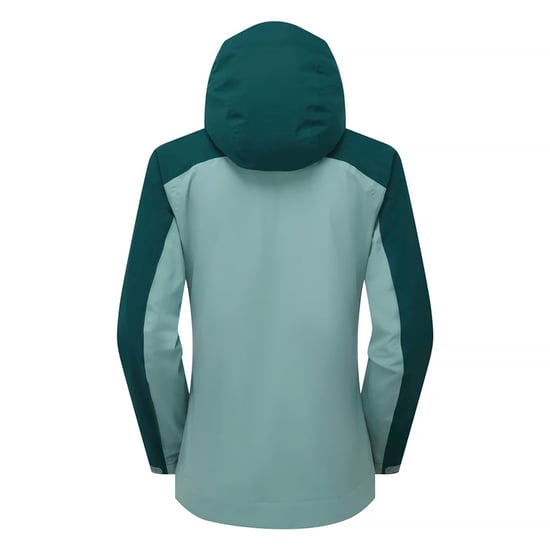 Chaqueta impermeable ligera con capucha para mujer, con cremallera, para senderismo. - Image 2
