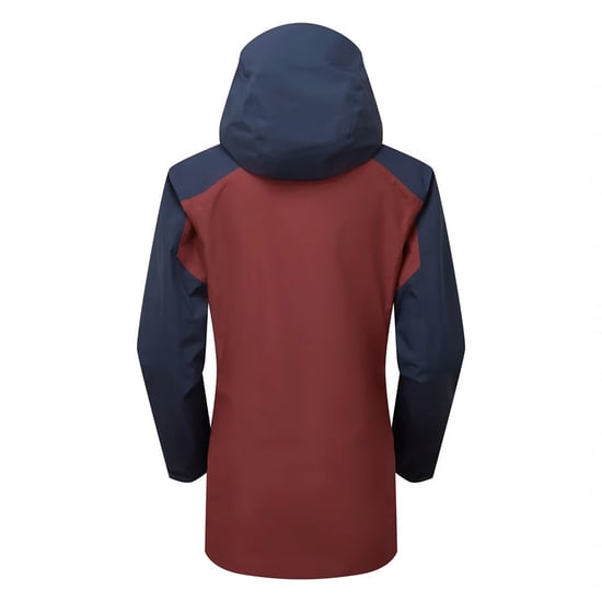 Chaqueta de senderismo con capucha impermeable para dama GORE-TEX, chaqueta de lluvia con bolsillos - Image 2