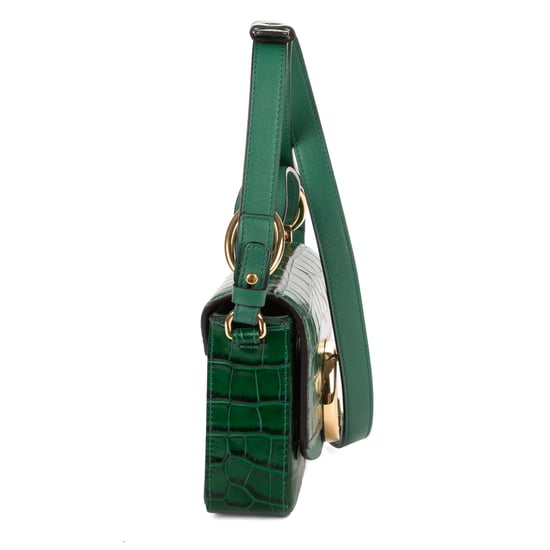 Chloé C Flap Crossbody en verde Cuero de ternero - Image 4