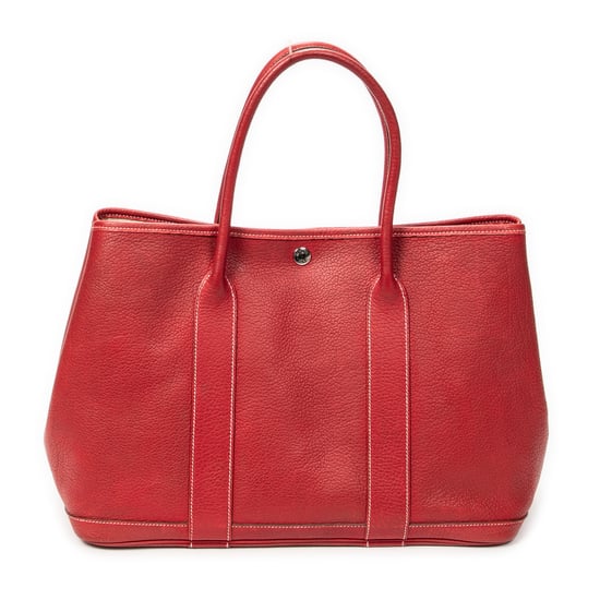 Hermès Garden Party PM en Red Cuero de ternero - Image 5